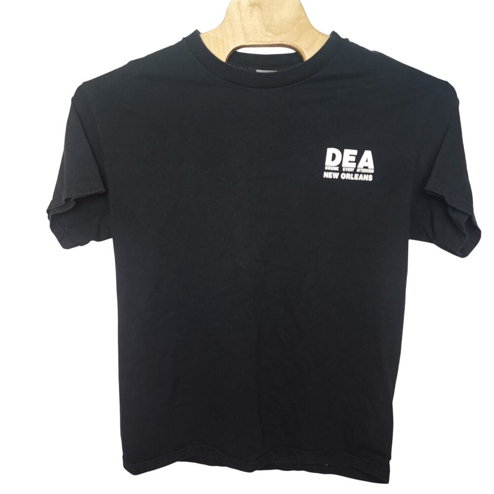Vintage 90s DEA Drunk Every Afternoon New Orleans humor T Shirt Large L